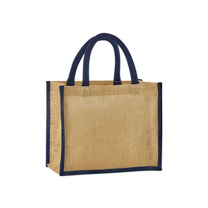 Natural Starched Jute Mini Gift Bag